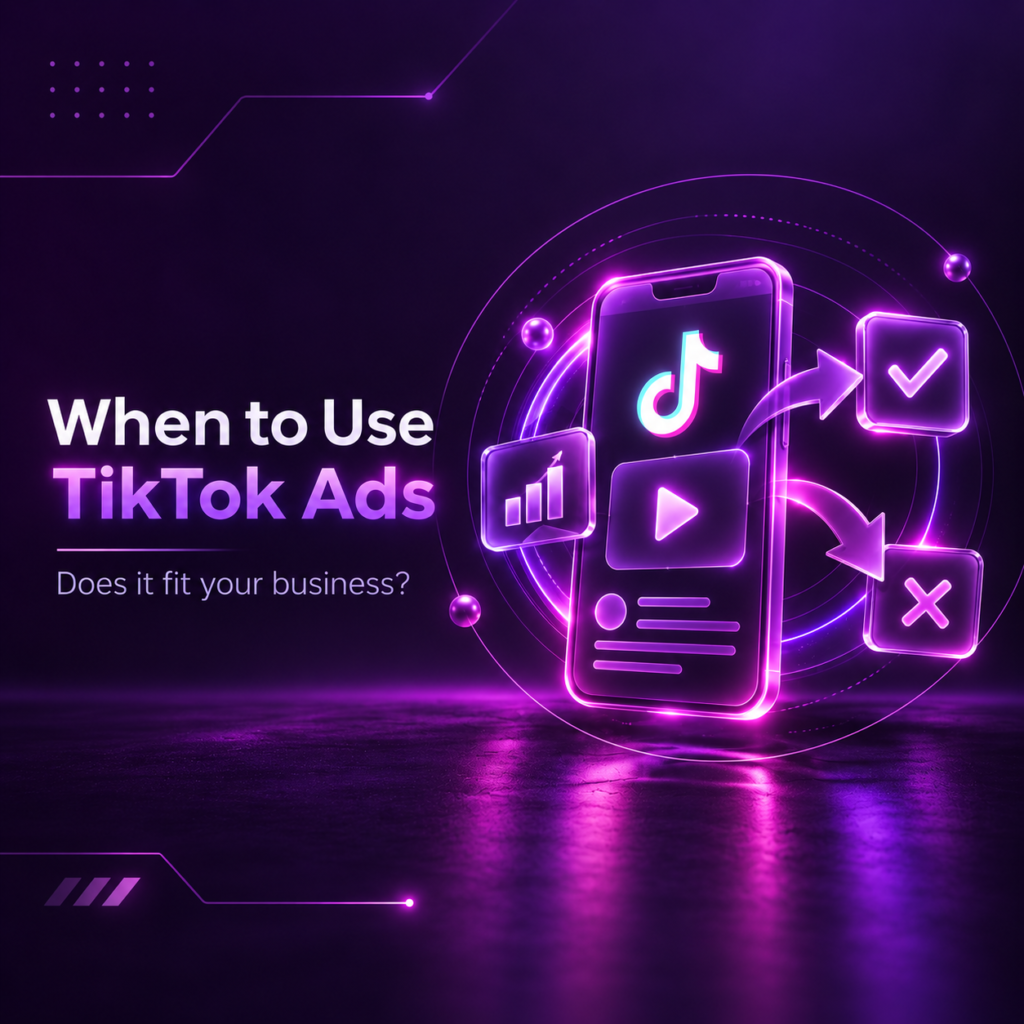When to Use TikTok Ads — متى تستخدم إعلانات TikTok